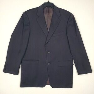 Burberry Men's Wool Blazer 38 Reg Charcoal Gray